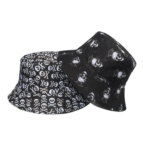 Ghost Head Hole Fisherman Hat