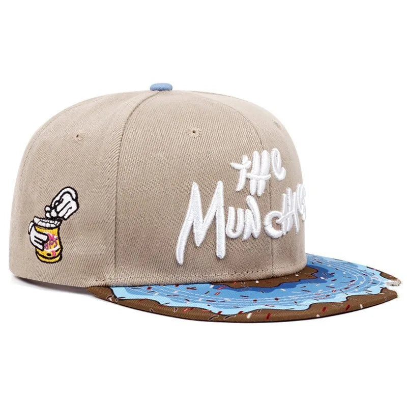 Unisex Flat-Brim Hip-Hop Street Snapback