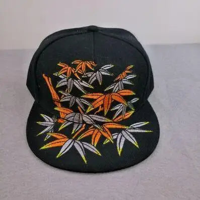 5 Panel 3D Animal Embroidery Snapback Cap