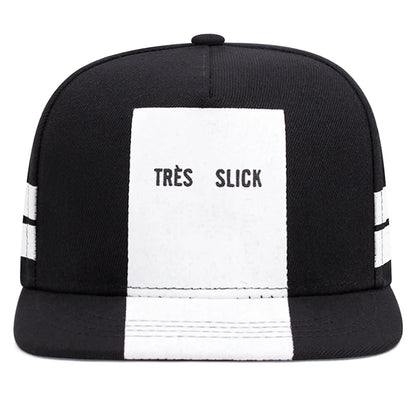Trendy TRES SLICK Striped Simple Baseball Hat