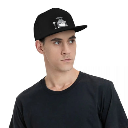Bring The Umbrella Dark Ghibli Snapback Cap