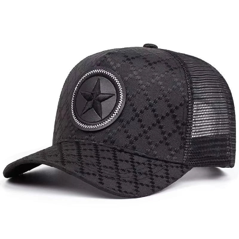 Five Point Star Mesh Hip Hop Baseball Cap