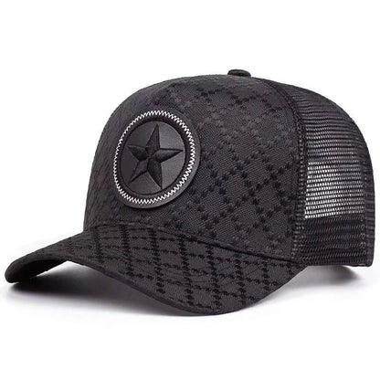 Five Point Star Mesh Hip Hop Baseball Cap