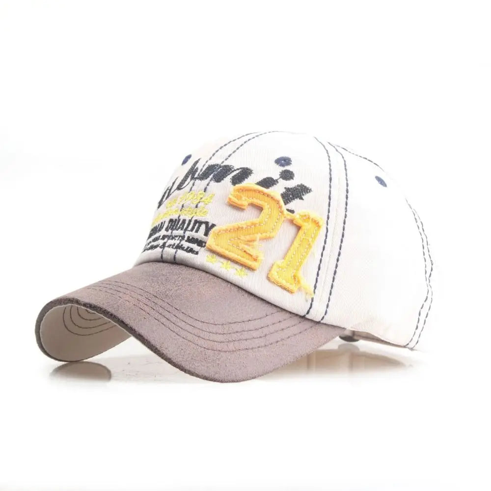 Vintage 21 Embroidery American Style Cap