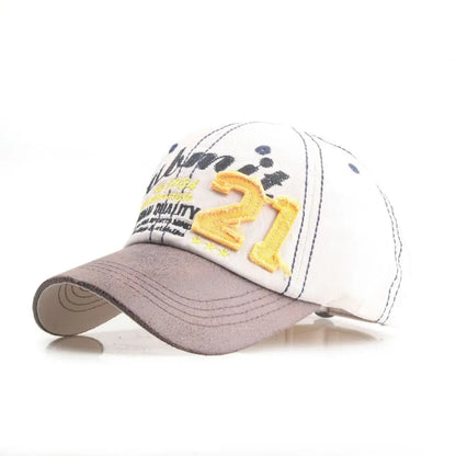 Vintage 21 Embroidery American Style Cap