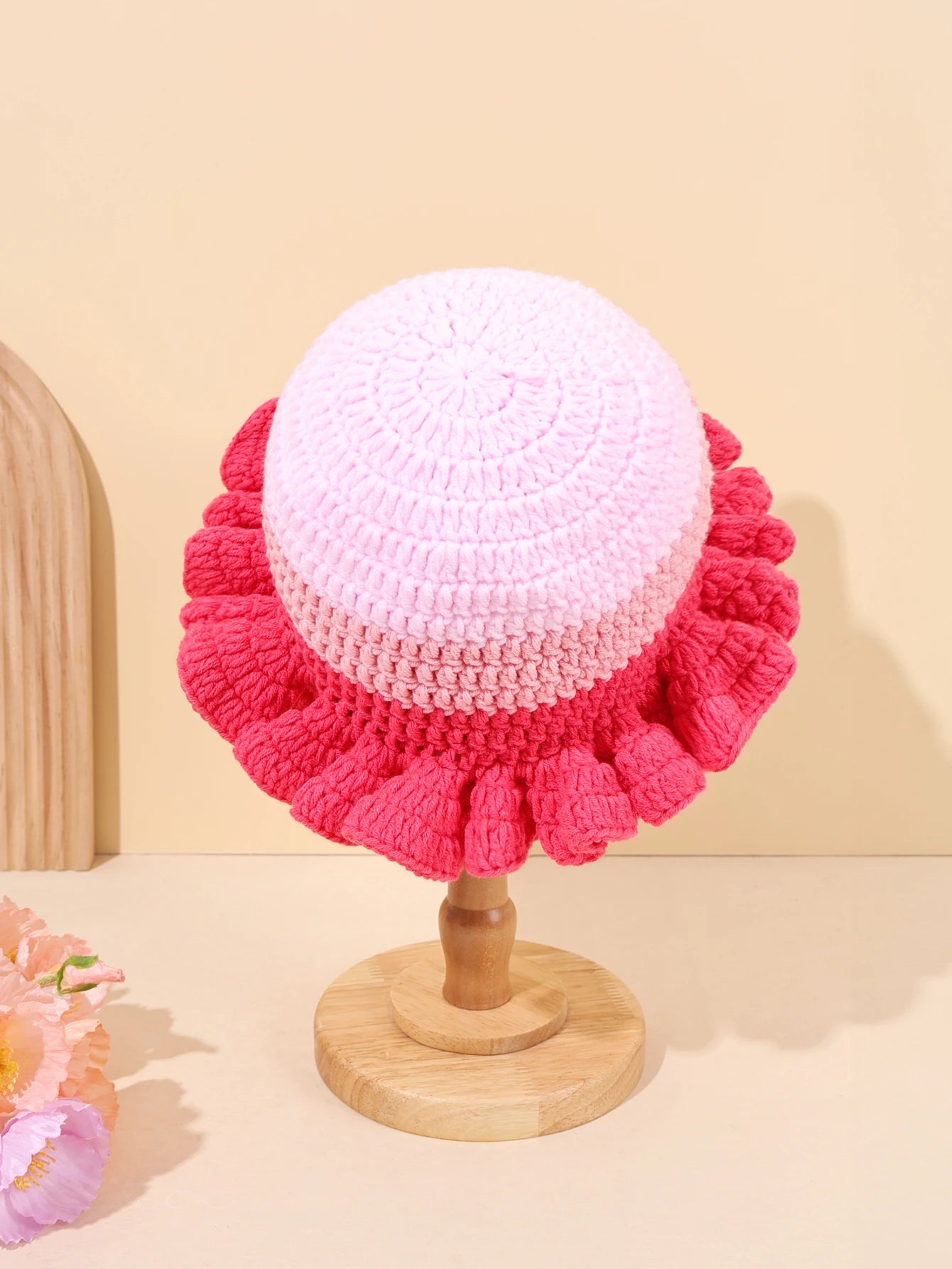 Handmade Crochet Hollow Knitted Bucket Hat