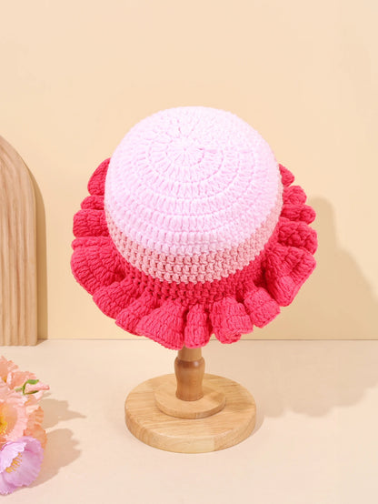 Handmade Crochet Hollow Knitted Bucket Hat