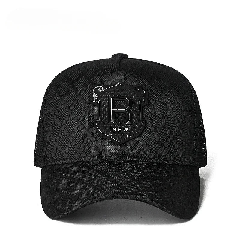 Unisex R Logo Camouflage Baseball Cap