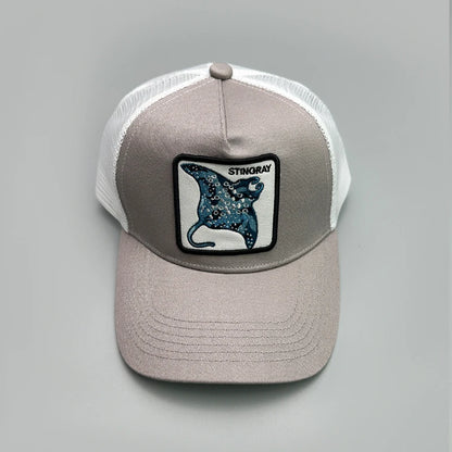 Niche Color Block Marine Animals Baseball Cap