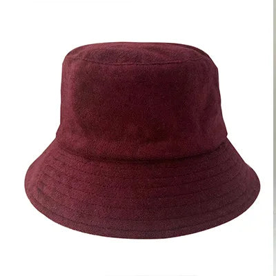 Candy Color Terry Cloth Sun Bucket Hat