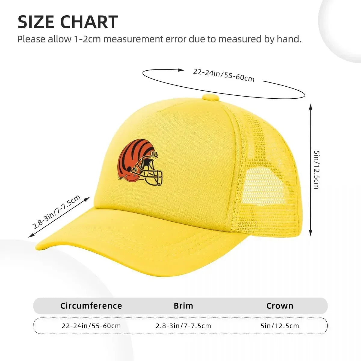 Cincinnati Bengals Helmet Stripe Mesh Baseball Cap