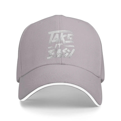 Art Letter Summer Take It Easy Baseball Cap