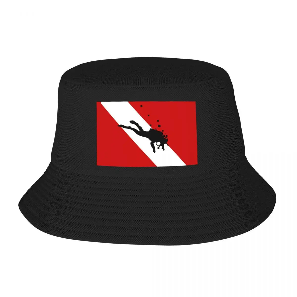Scuba Dive Flag Bubble Outdoor Bucket Hat