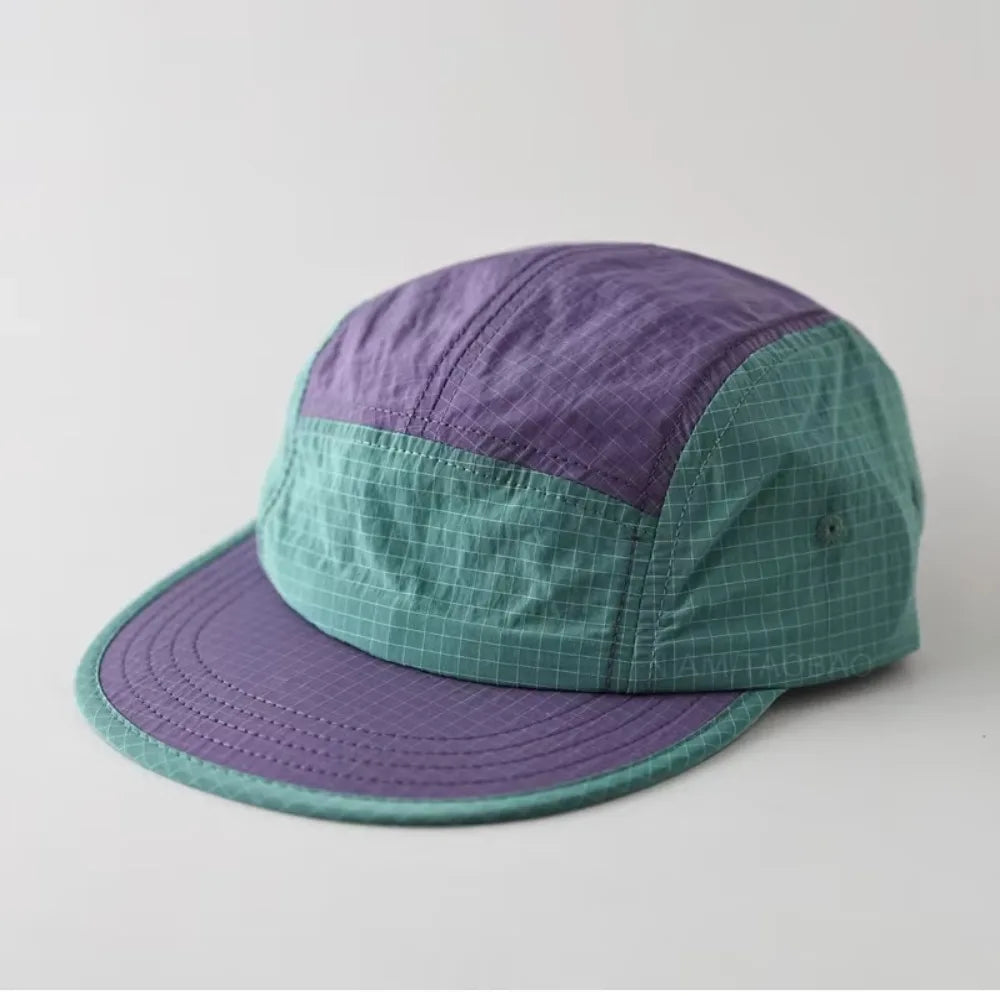 Color Match Soft Brim Five Panel Snapback Cap