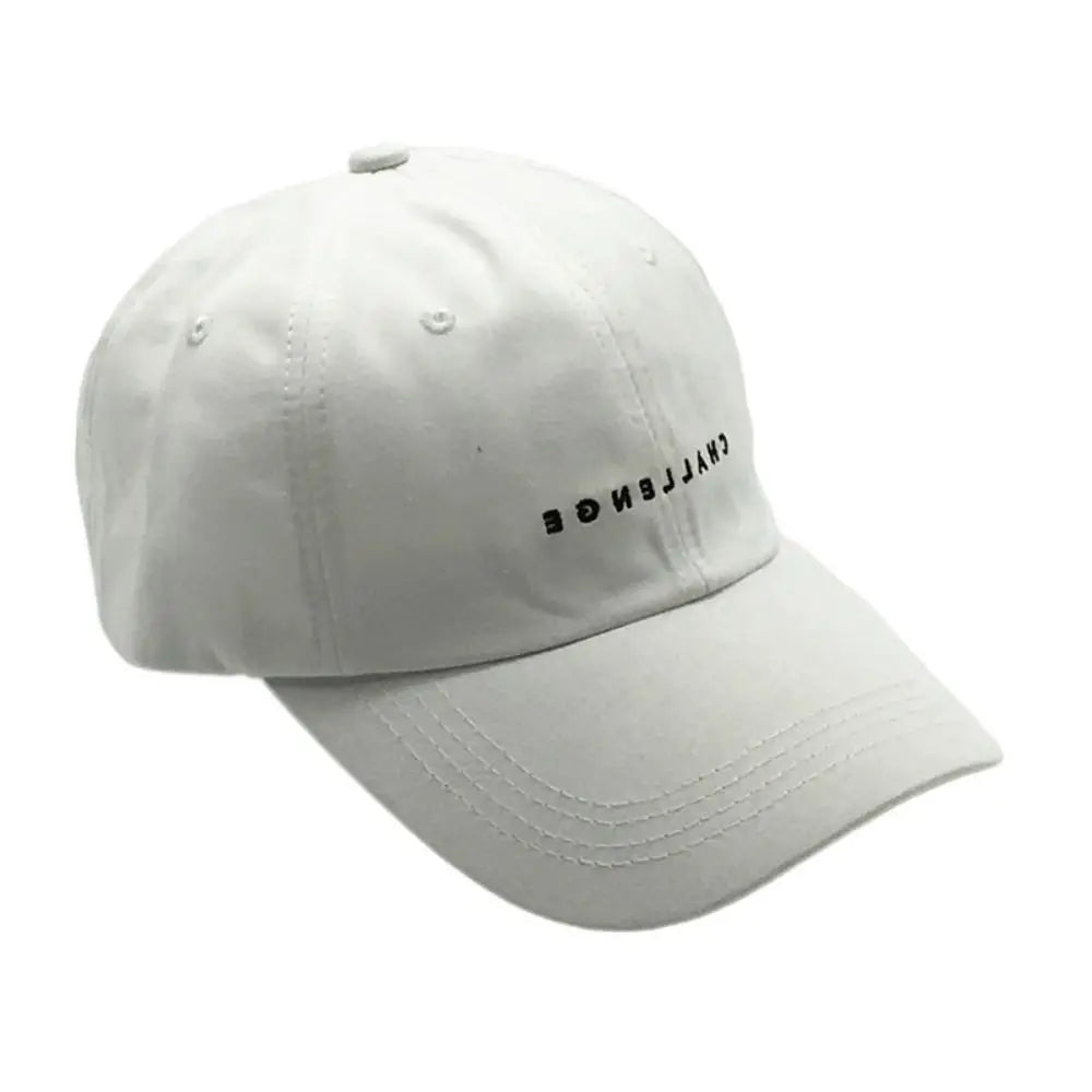 Challenge Letter Embroidery Spring Summer Baseball Cap