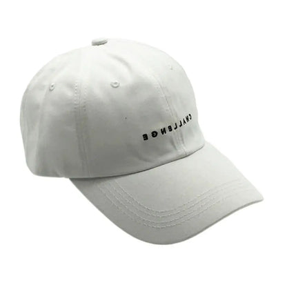 Challenge Letter Embroidery Spring Summer Baseball Cap