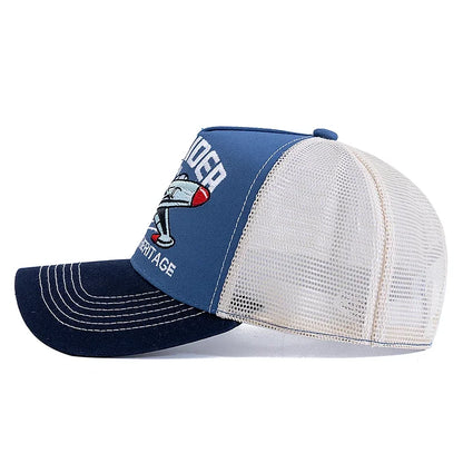 Sky Rider Embroidered Breathable Mesh Baseball Cap