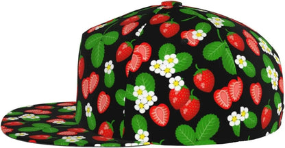 Pink Strawberry Baseball Cap