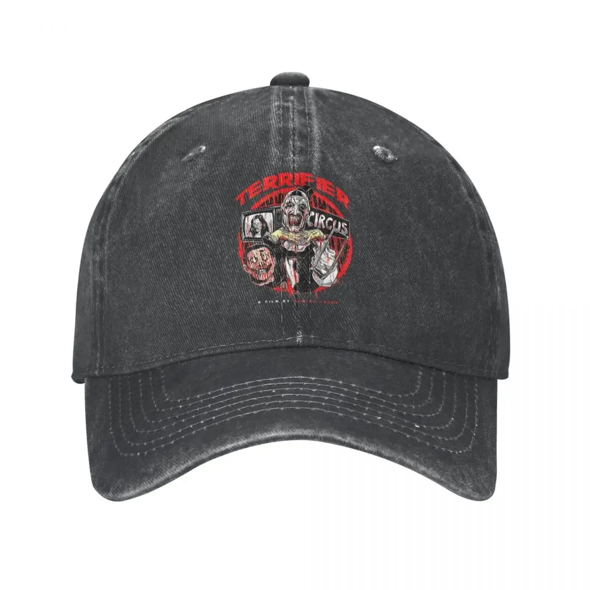 Terrifier Smile Distressed Horror Baseball Cap