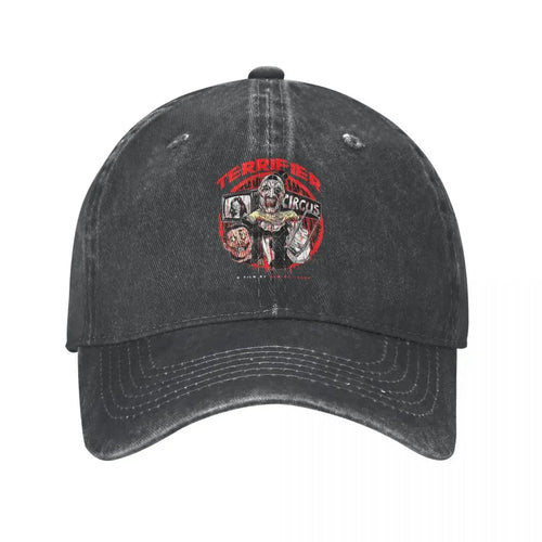 Terrifier Smile Distressed Horror Baseball Cap