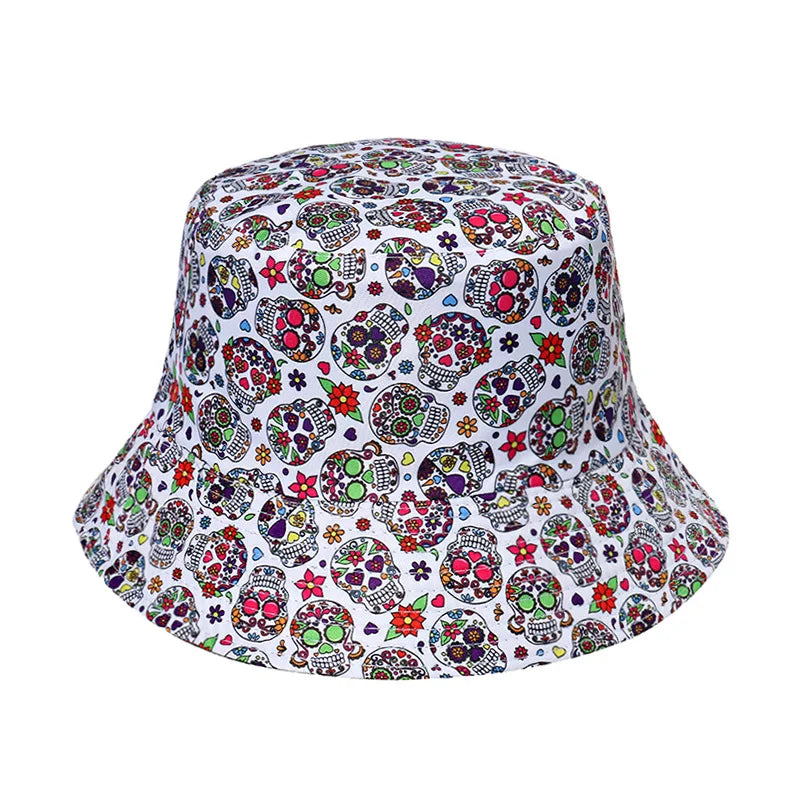 Ghost Head Hole Fisherman Hat