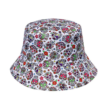 Ghost Head Hole Fisherman Hat