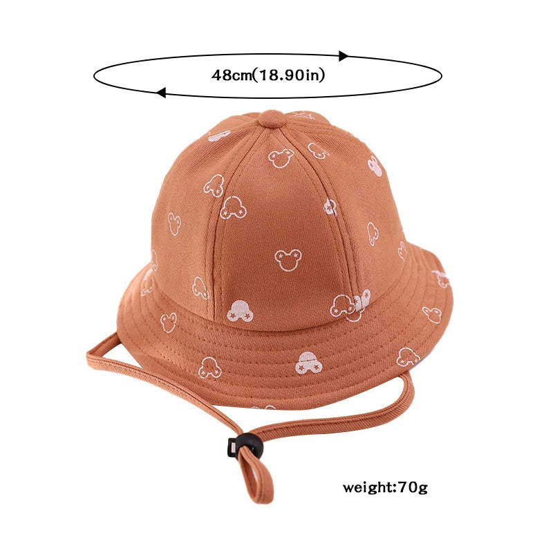 Cute Cartoon UV Protection Baby Bucket Hat