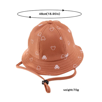 Cute Cartoon UV Protection Baby Bucket Hat