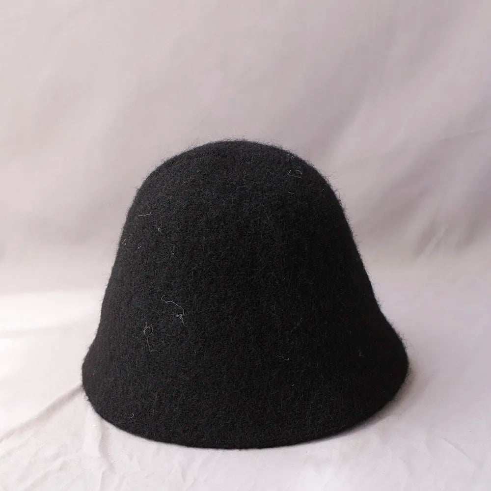 Vintage Wool Foldable Fisherman Bucket Hat