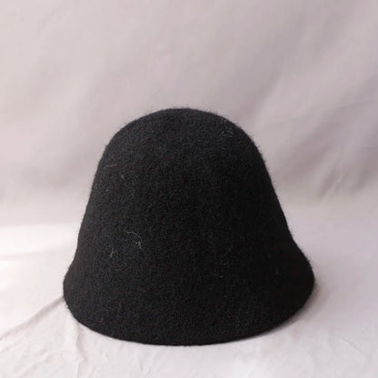Vintage Wool Foldable Fisherman Bucket Hat