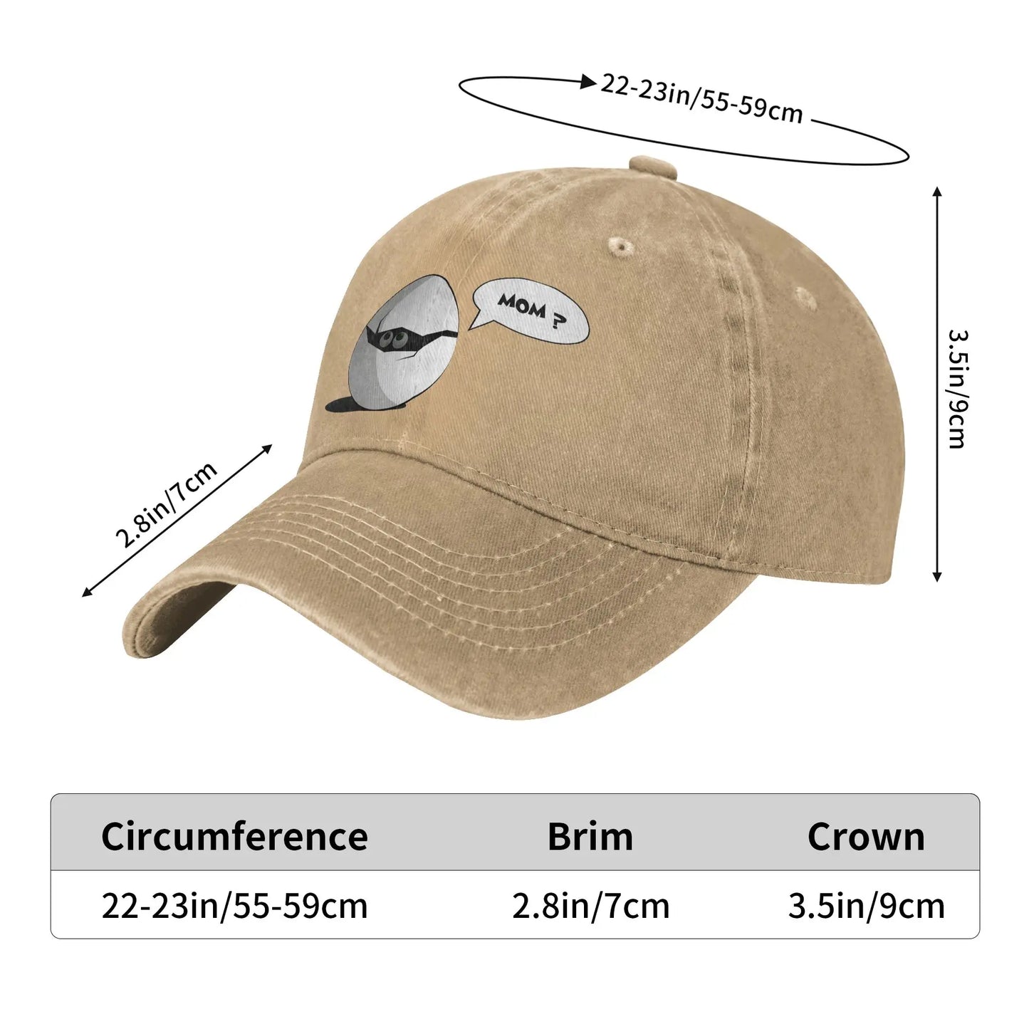 Calimero Cartoon Breathable Trucker Baseball Cap