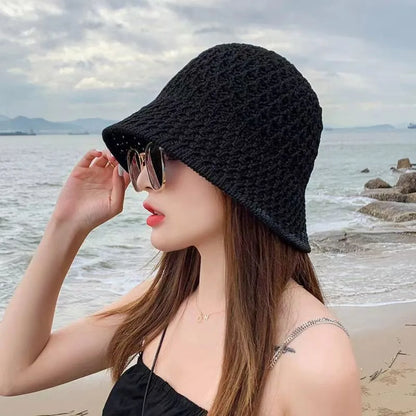 Womens UV Protection Sun Hat Breathable Mesh Lightweight Bucket