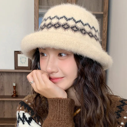 Warm Windproof Casual Winter Bucket Hat