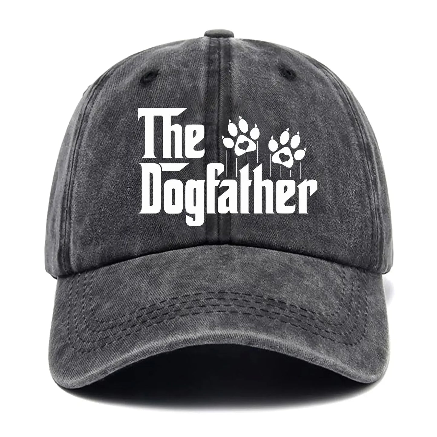 The Dogfather Funny Dog Dad Baseball Cap