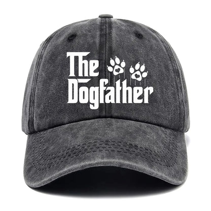 The Dogfather Funny Dog Dad Baseball Cap