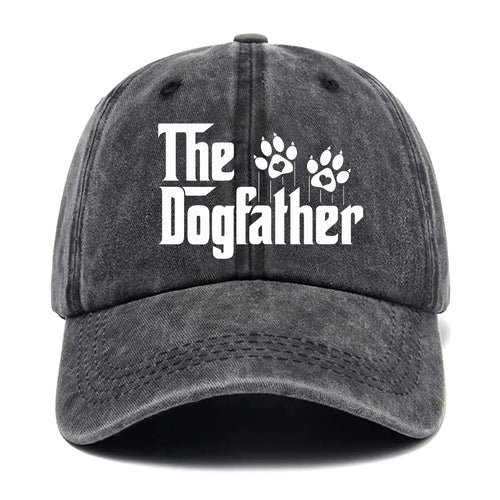 The Dogfather Funny Dog Dad Baseball Cap