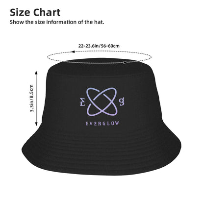 Everglow Logo Cool Outdoor Beach Fishing Bucket Hat