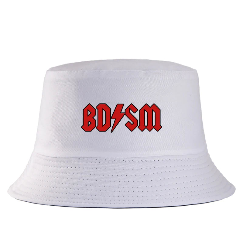 BDSM Letter Printed Reversible Bucket Hat