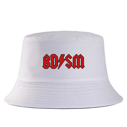 BDSM Letter Printed Reversible Bucket Hat