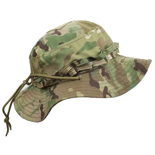Camo Tactical Enthusiasts Square Pocket Bonnie Cap