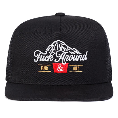 Unisex Anound Letter Embroidery Hip Hop Snapback Cap