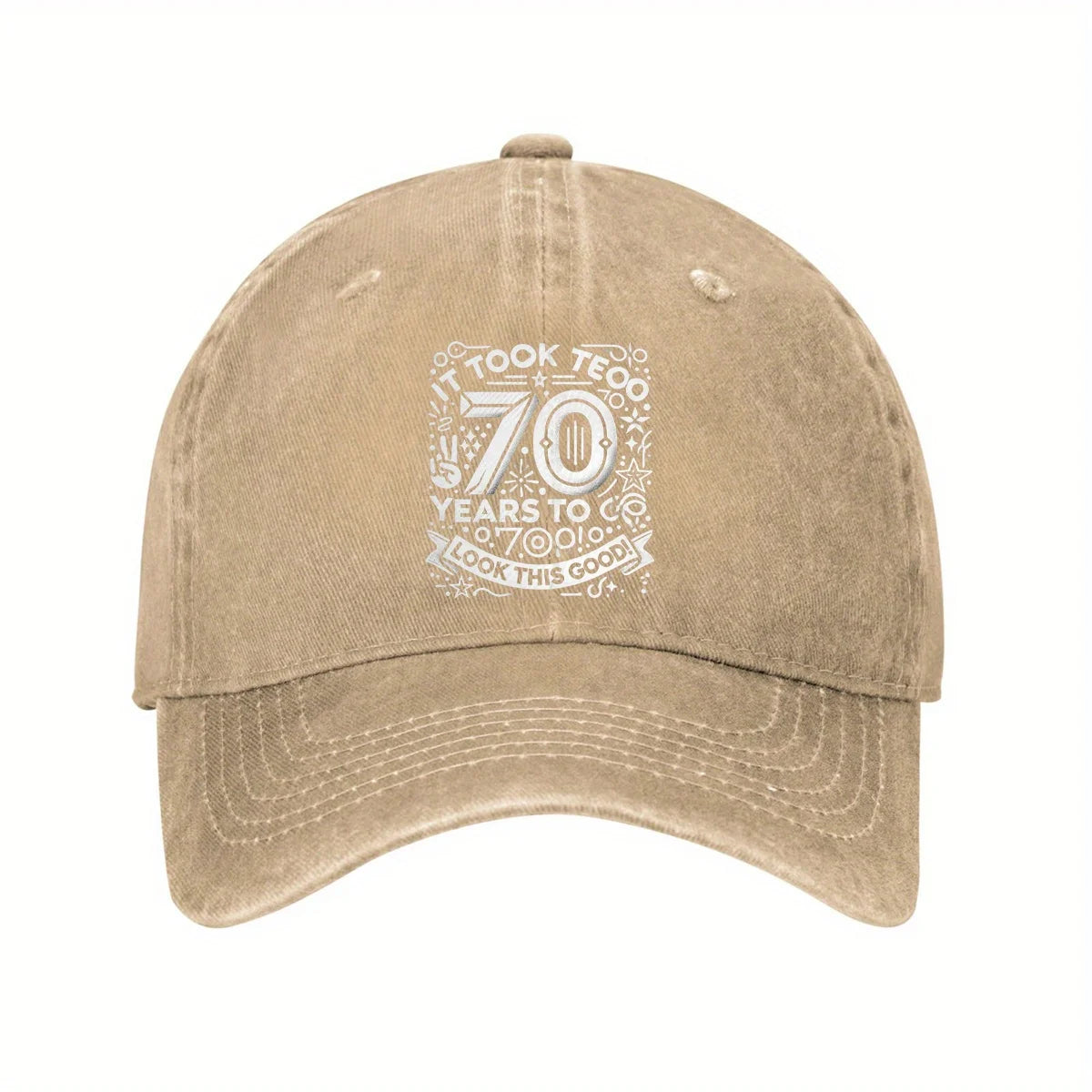 70 Years To Go Birthday Celebration Baseball Cap