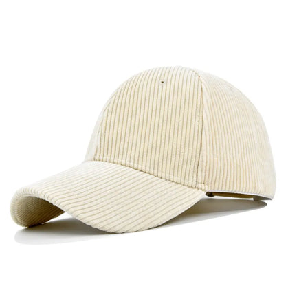 Korean Style Corduroy Small Curved Brim Baseball Cap