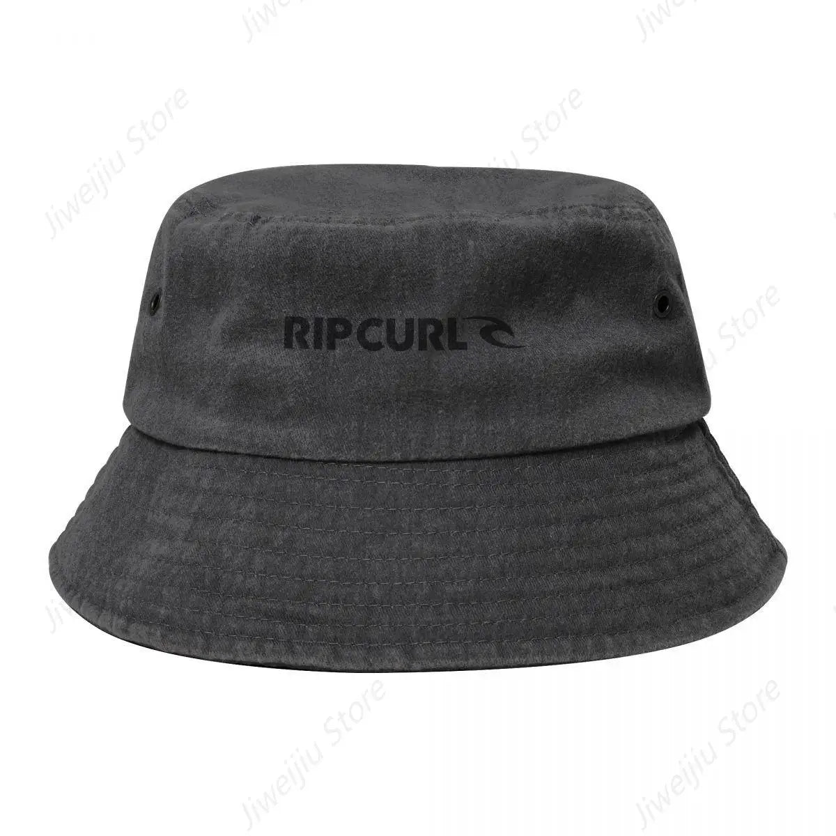 Rip-Curl-Logo Fisherman Hat Cotton Cowboy Denim Hats
