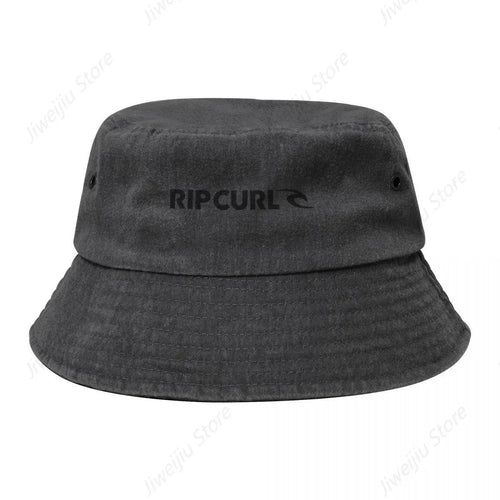 Rip-Curl-Logo Fisherman Hat Cotton Cowboy Denim Hats