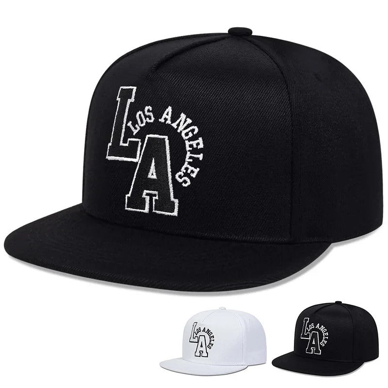Los Angeles Letter Embroidery Hip Hop Snapback Cap