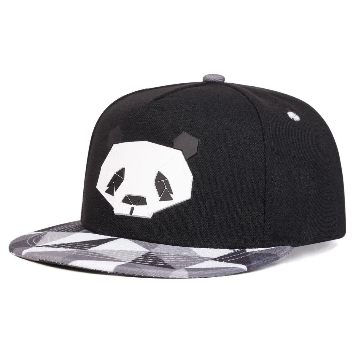 Panda Print Unisex Street Snapback Cap