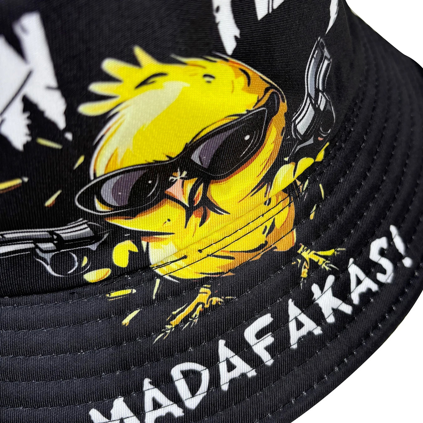 Cool Duck Pew Pew Reversible Bucket Hat