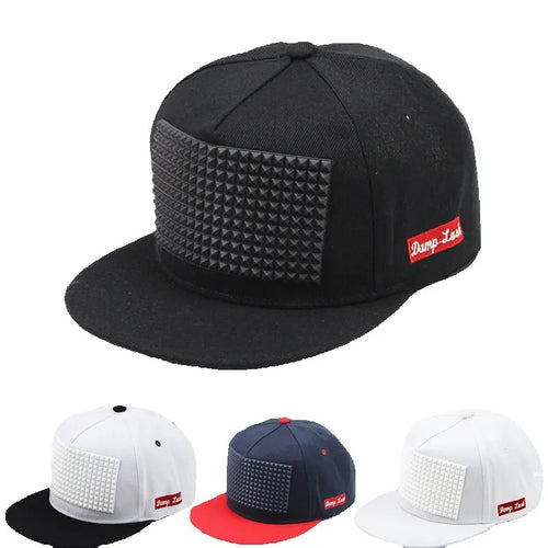 Stereo Offset Print Rubber Pin Snapback Cap