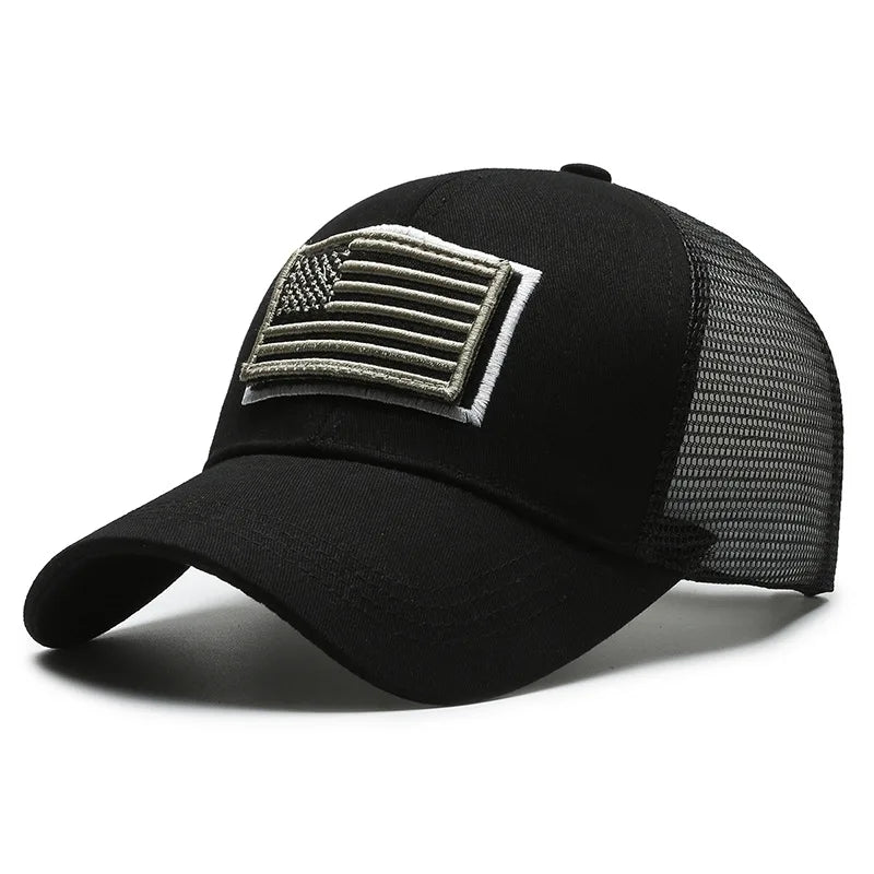 American Flag Camouflage Tactical Baseball Cap